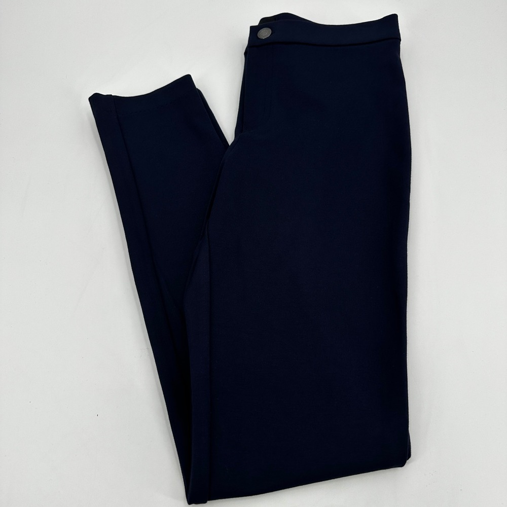 Banana Republic Navy Blue Ponte Legging Slim Fit‎ Stretch Work Pants Size 2 NEW